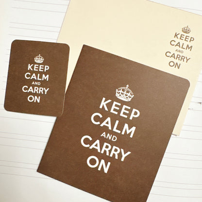 英倫 Keep calm and Carry on 心意卡 - 3 個選擇