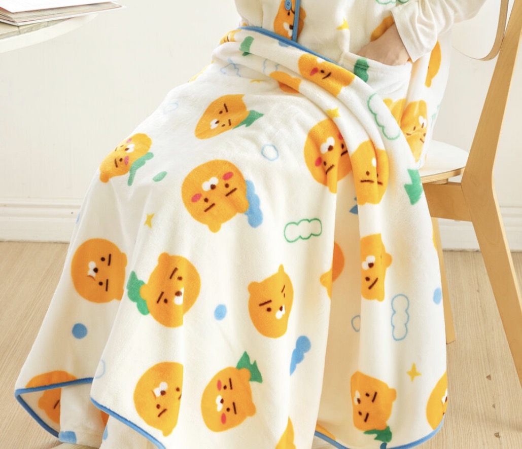 Kakao Friends 春植Ryan 秋天小被子 可縛繩 [預購貨品，下單後14天出貨]