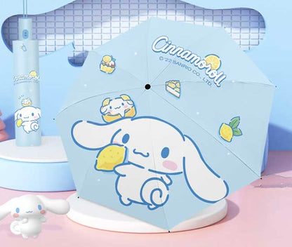 Sanrio Characters 晴雨兩用 · 自動開關防UV縮骨雨傘 - 肉桂狗2 款 (預購貨品)