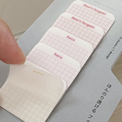 日本Isshoni 加厚半透明可書寫mini Index便條貼 - things to do
