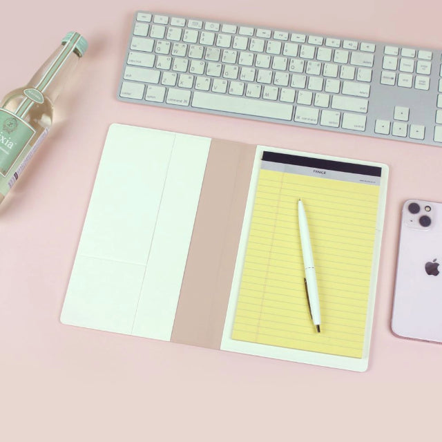 韓國Fenice Studio Multi Pockets A5 Writing Pad Folder 連A5 Writing Pad套裝 * [ 預購貨品 ]