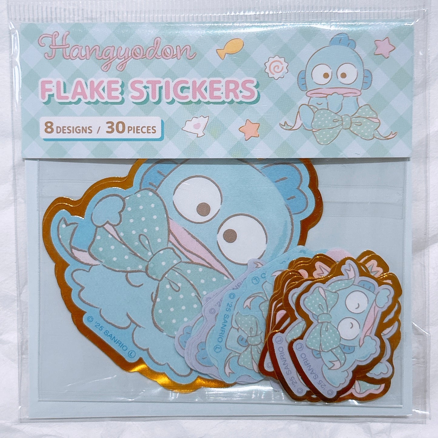 日本 Sanrio Flake Seal 熨金貼紙