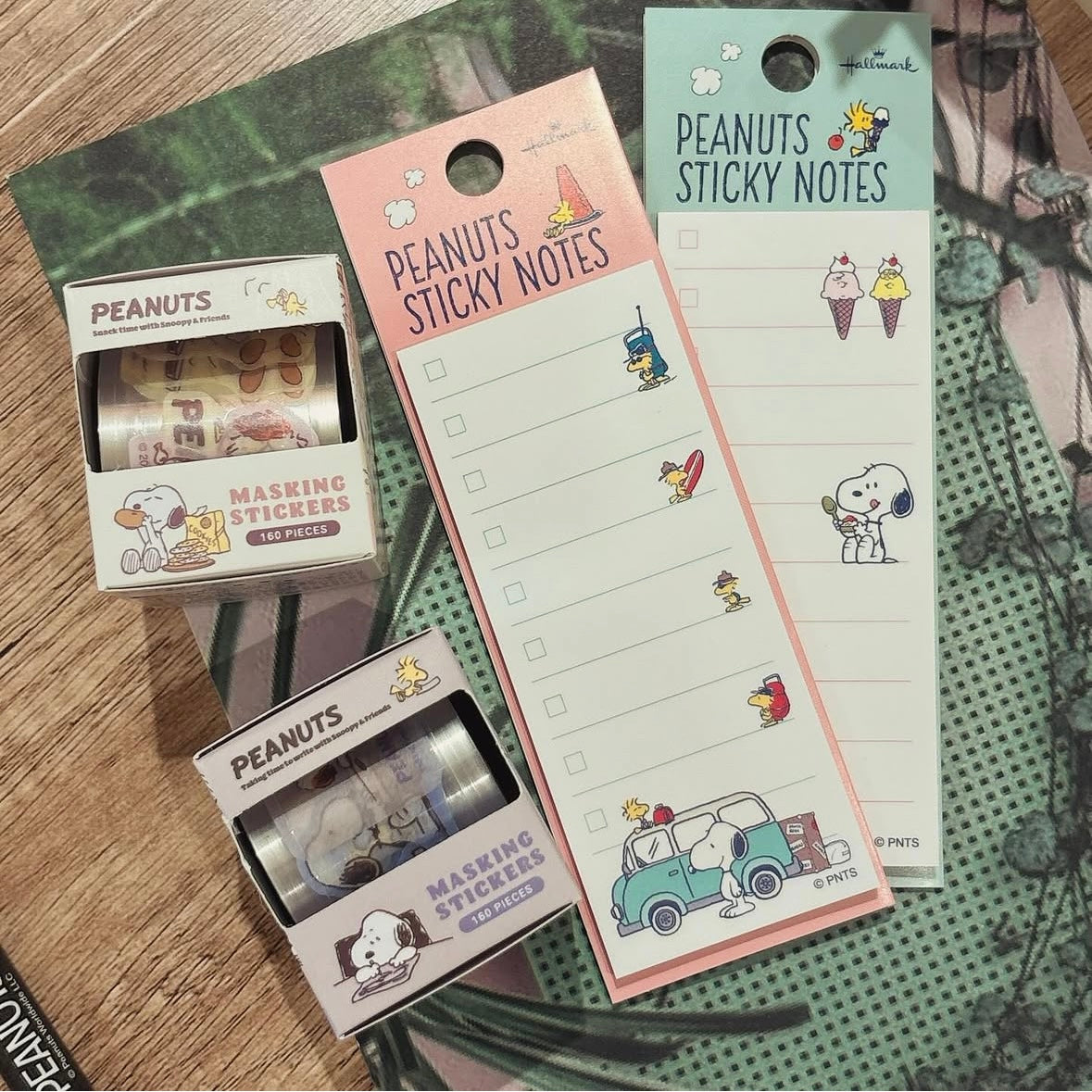 日本 My Snoopy World - Checklist 便條貼（有黏貼力）