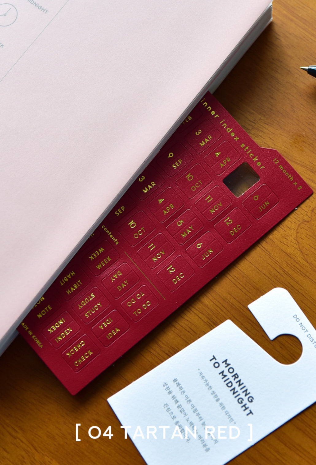 韓國手帳熨金Classy Index tab 貼紙 [預購貨品，下單後14天出貨]