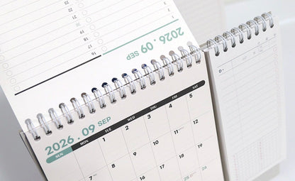 2027 Twin Desk Calender with To Do List Memo Pad [預購貨品 ]