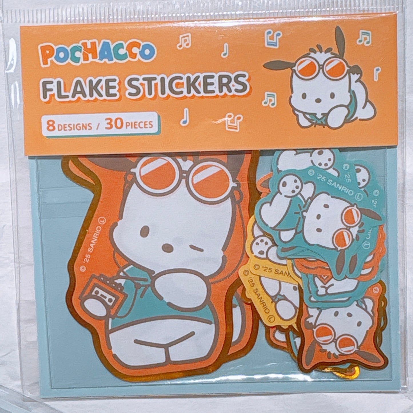 日本 Sanrio Flake Seal 熨金貼紙