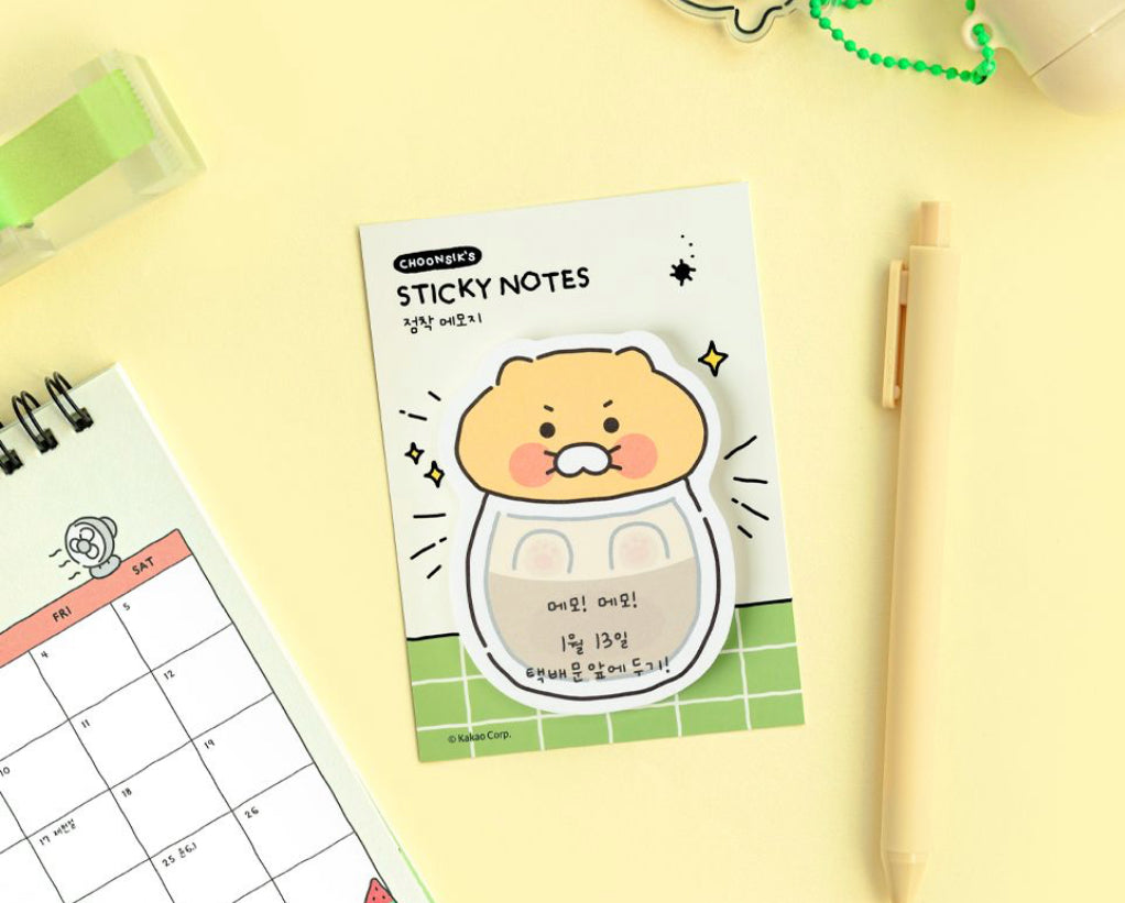 韓國春植便條貼 - 塞咗落玻璃樽/ 塞咗落膠袋