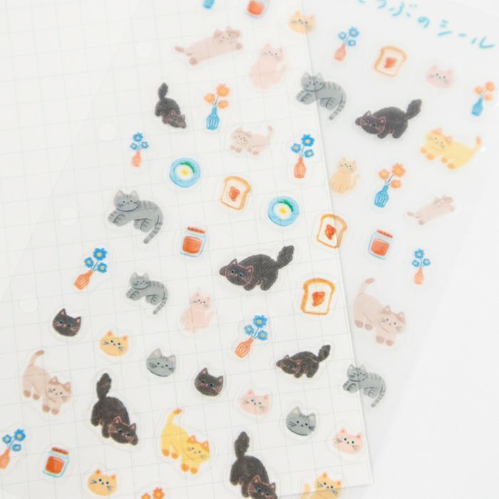 古川紙工 Daily Seal 手帳粒粒貼紙 - Lovely Kitty
