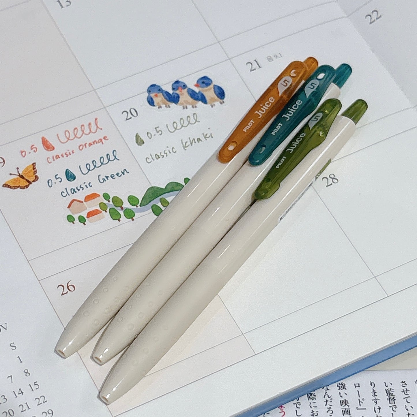 日本 Pilot Juice 果汁筆 0.5 復古濃色 - The Classic Color