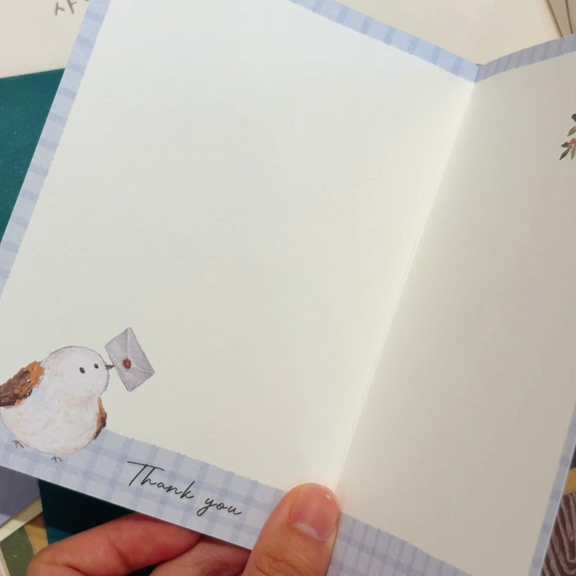 台灣手繪燙金心意卡 - Thankyou