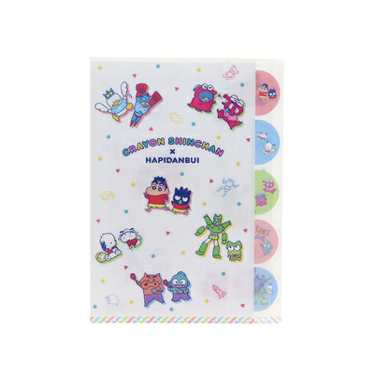 日本 Sanrio 聯乘 蠟筆小新 5 Pockets 文件夾