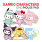 韓國限定 Sanrio Characters x Dino 滑鼠墊 (預購商品)
