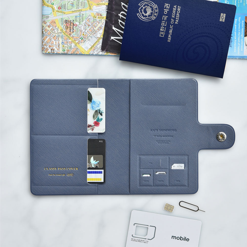 韓國Life Stationery Classy RFID 防盜護照保護套   (預購商品)