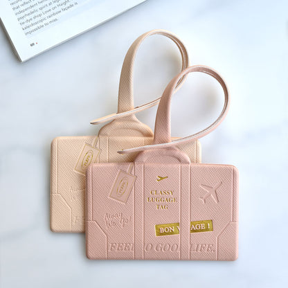 韓國 Life Stationery Classy Travel 行李皮革掛牌 (預購商品)