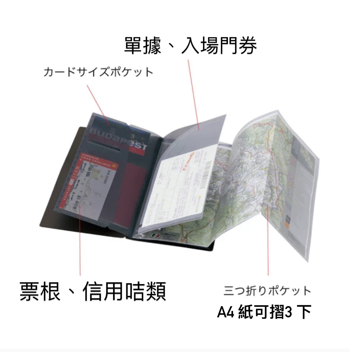 買兩個減$12 ‼️日本Lihit Easy Pocket 旅行收納專用夾 - 3 色選擇 [預購貨品]