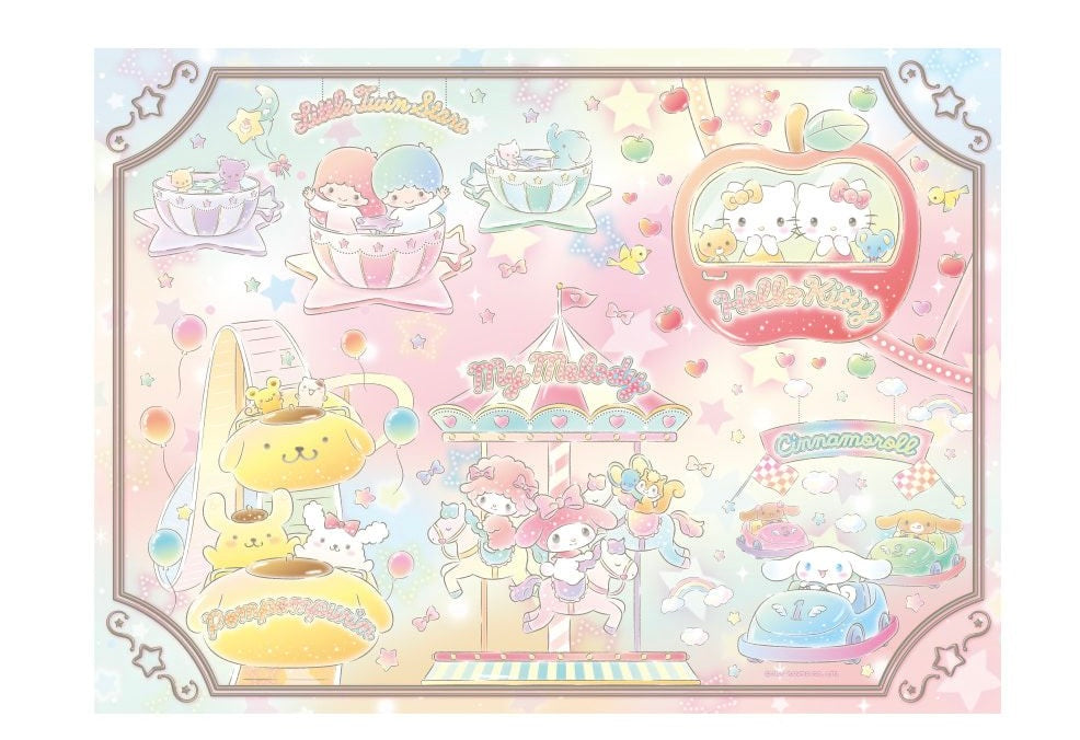 韓國直送 Sanrio 拼圖系列 - Sanrio 的夢幻樂園（800 塊）