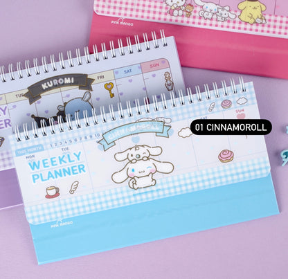 Sanrio Characters Table Weekly Planner (預購商品)