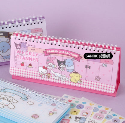 Sanrio Characters Table Weekly Planner (預購商品)