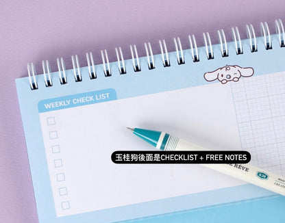 Sanrio Characters Table Weekly Planner (預購商品)