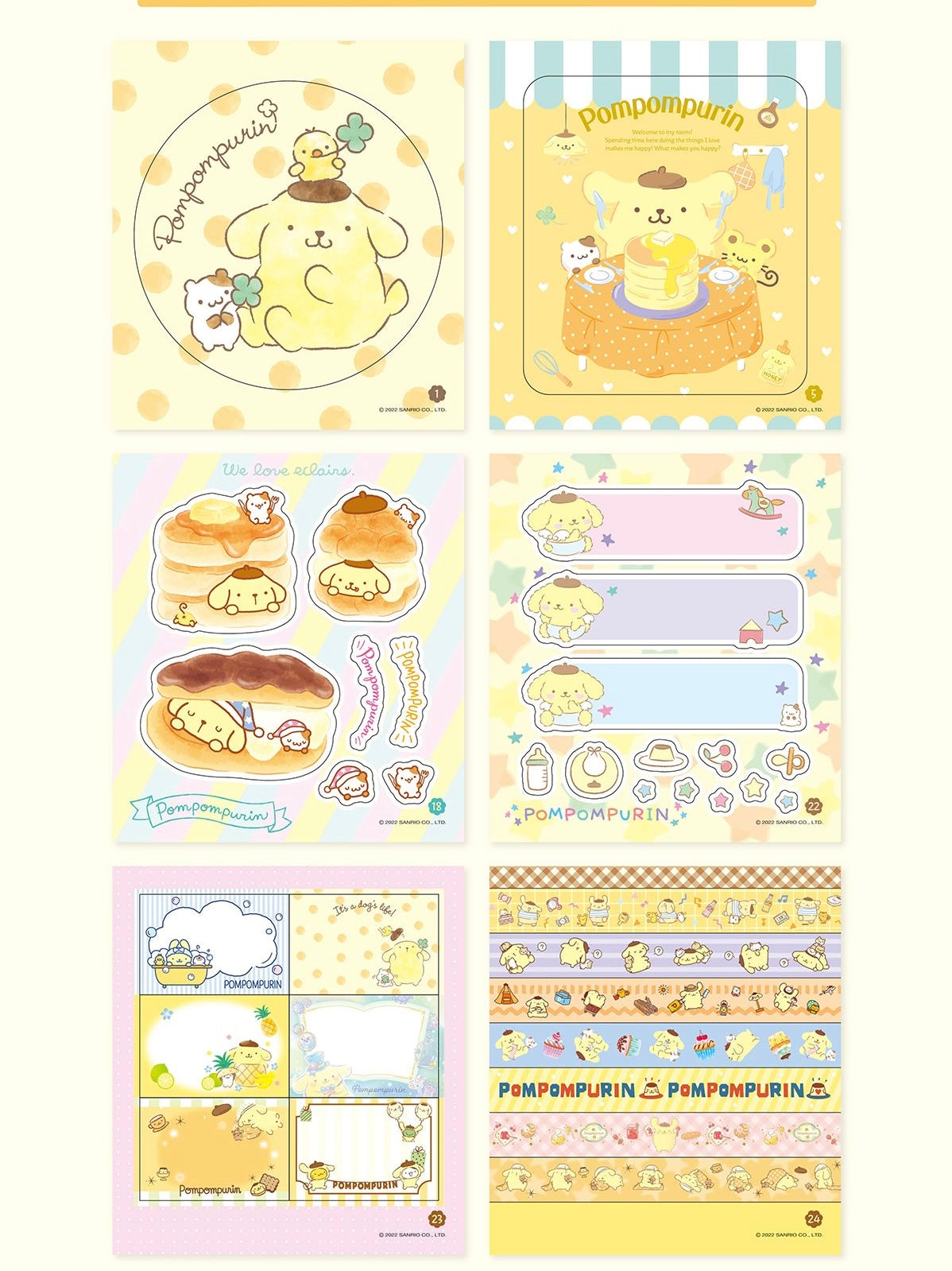 Sanrio Characters 限量版 Mini Sticker Book Collection - 5 角色選擇 (預購商品)