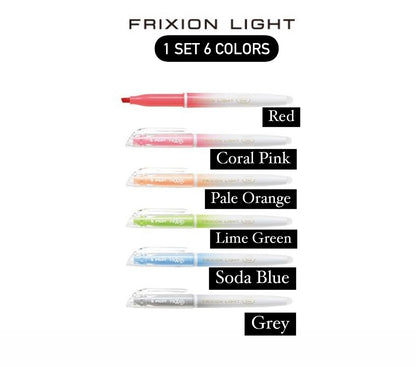 日本Pilot Frixion Light 可擦走瑩光筆套裝 - Sweet Macaron Series - 2 星期後到貨