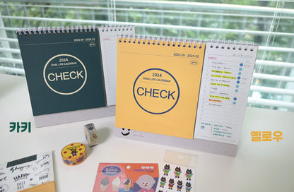 2025 Twin Desk Calender (with To Do List Memo Pad) - 預購貨品