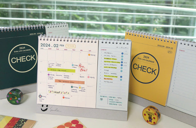 2025 Twin Desk Calender (with To Do List Memo Pad) - 預購貨品