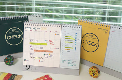 2025 Twin Desk Calender (with To Do List Memo Pad) - 預購貨品