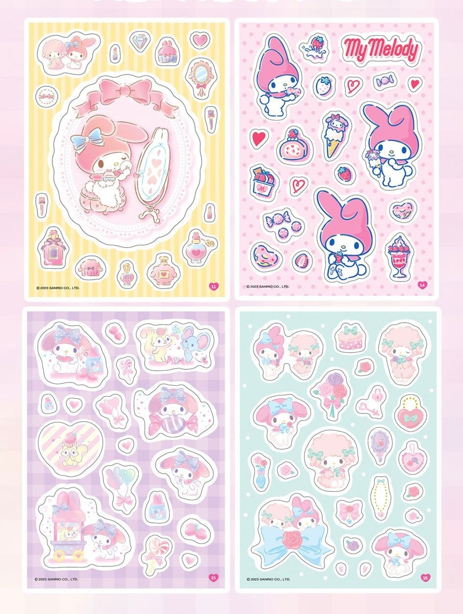 Sanrio Characters Sticker Book Collection 第二彈- 3 角色選擇  (預購商品)