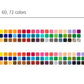 韓國Munhwa 60 色木顏色鐵盒套裝 - 60色 / 72 色 (預購商品)
