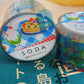 HITOTOKI SODA 透明PET紙膠帶 - 法式下午茶