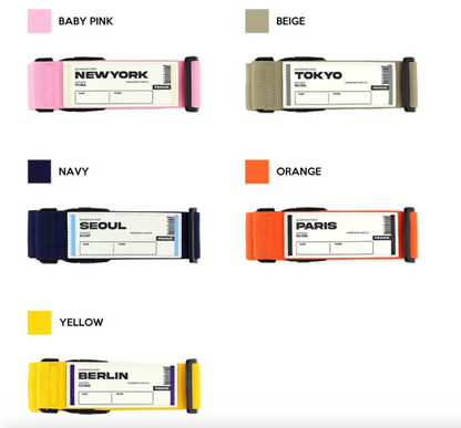 韓國 City Carrier Belt 行李帶 * [預購貨品，下單後14天出貨]