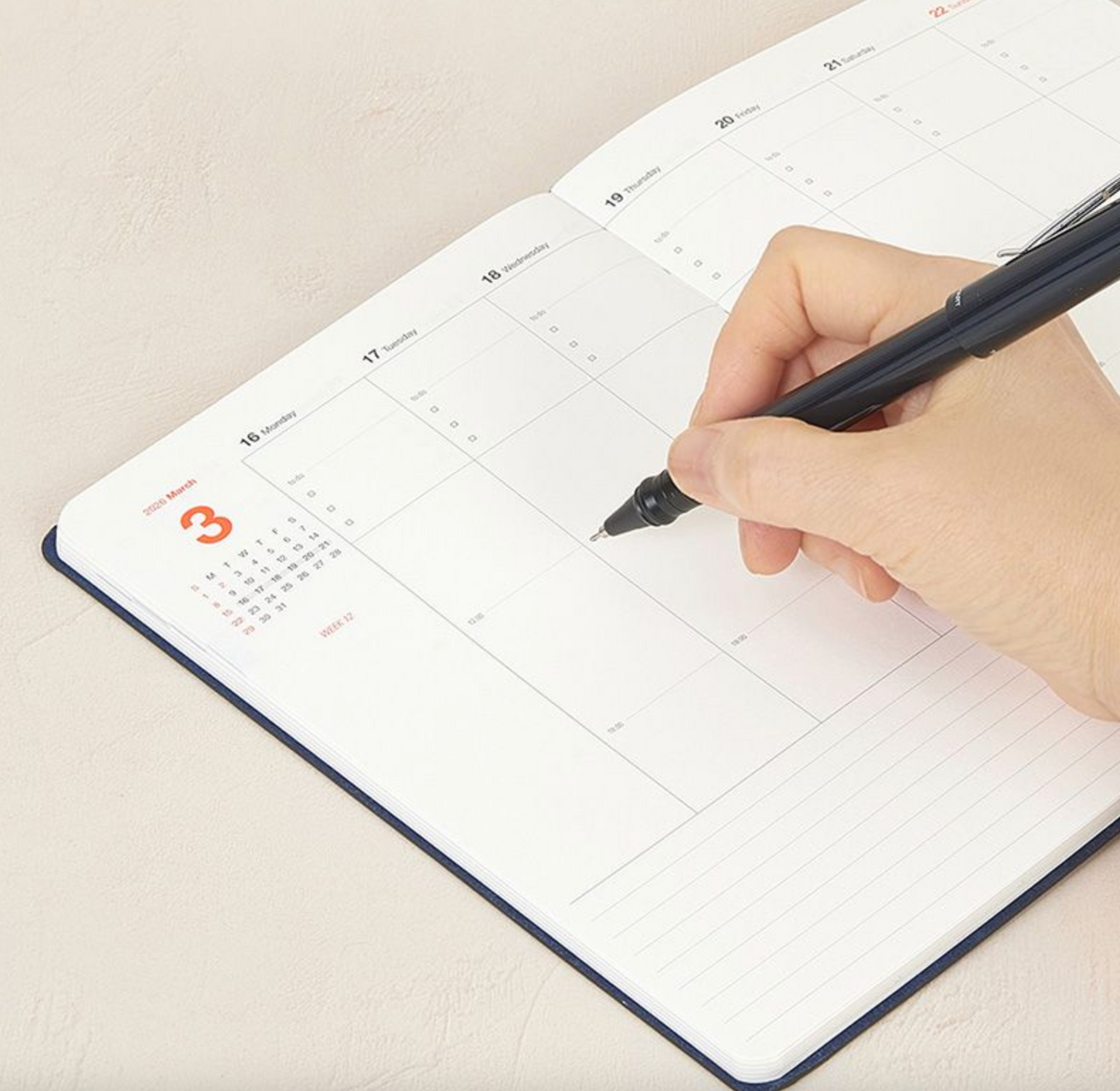 2026 韓國 Hardcover Table Talk A5 月週計劃🌈行事曆 * [預購貨品，下單後14天出貨]