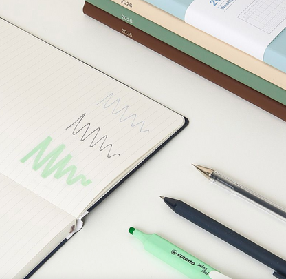 2026 韓國 Hardcover Table Talk A5 月週計劃🌈行事曆 * [預購貨品，下單後14天出貨]