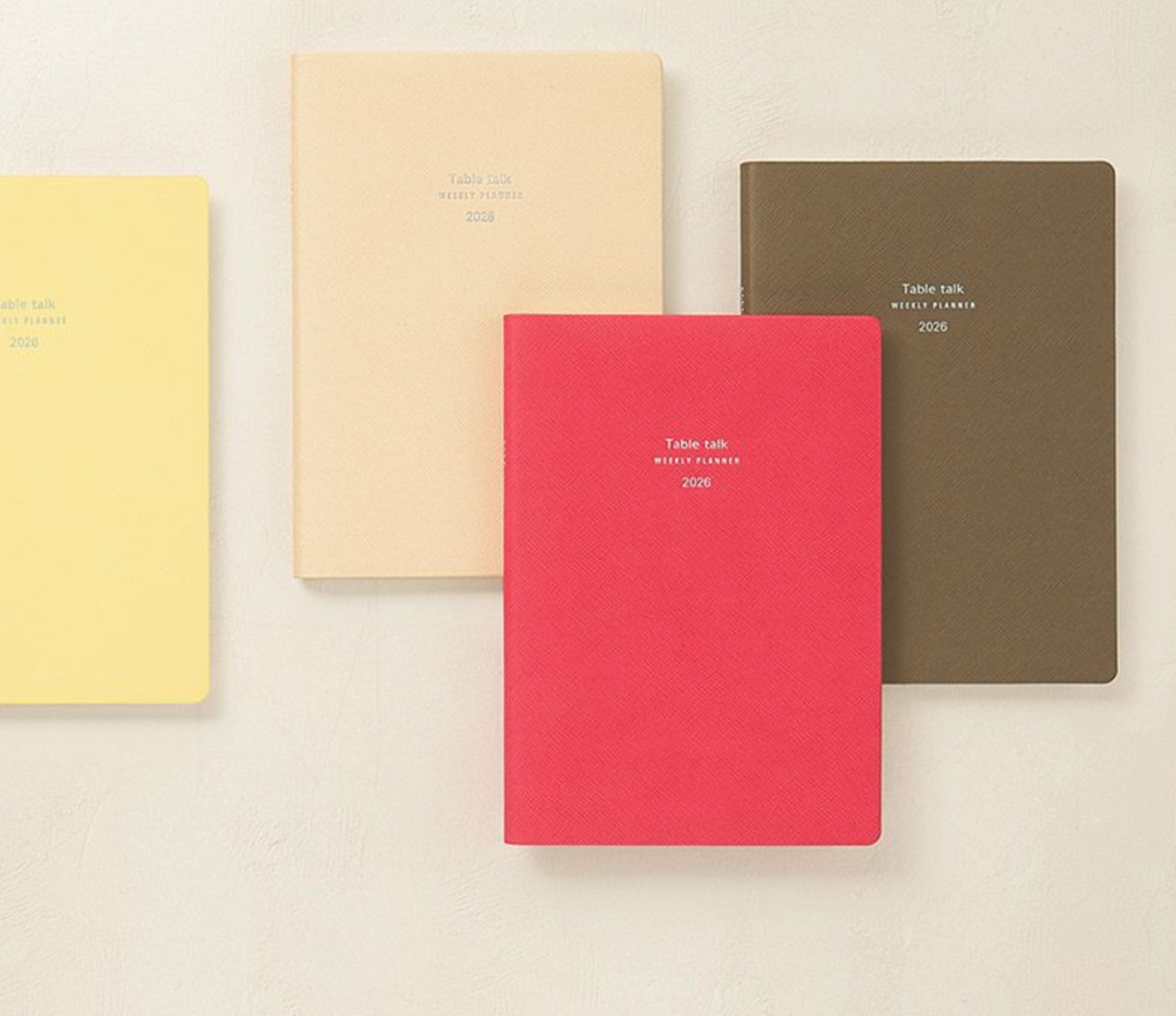 💕2026 韓國 Table Talk 時間規劃師 A5 [中號] 月+週計劃🌈  * [預購貨品，下單後14天出貨]