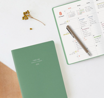 2026 韓國 Table Talk 時間規劃師 A5 [中號] 淨月計劃🌛 * [預購貨品，下單後14天出貨]