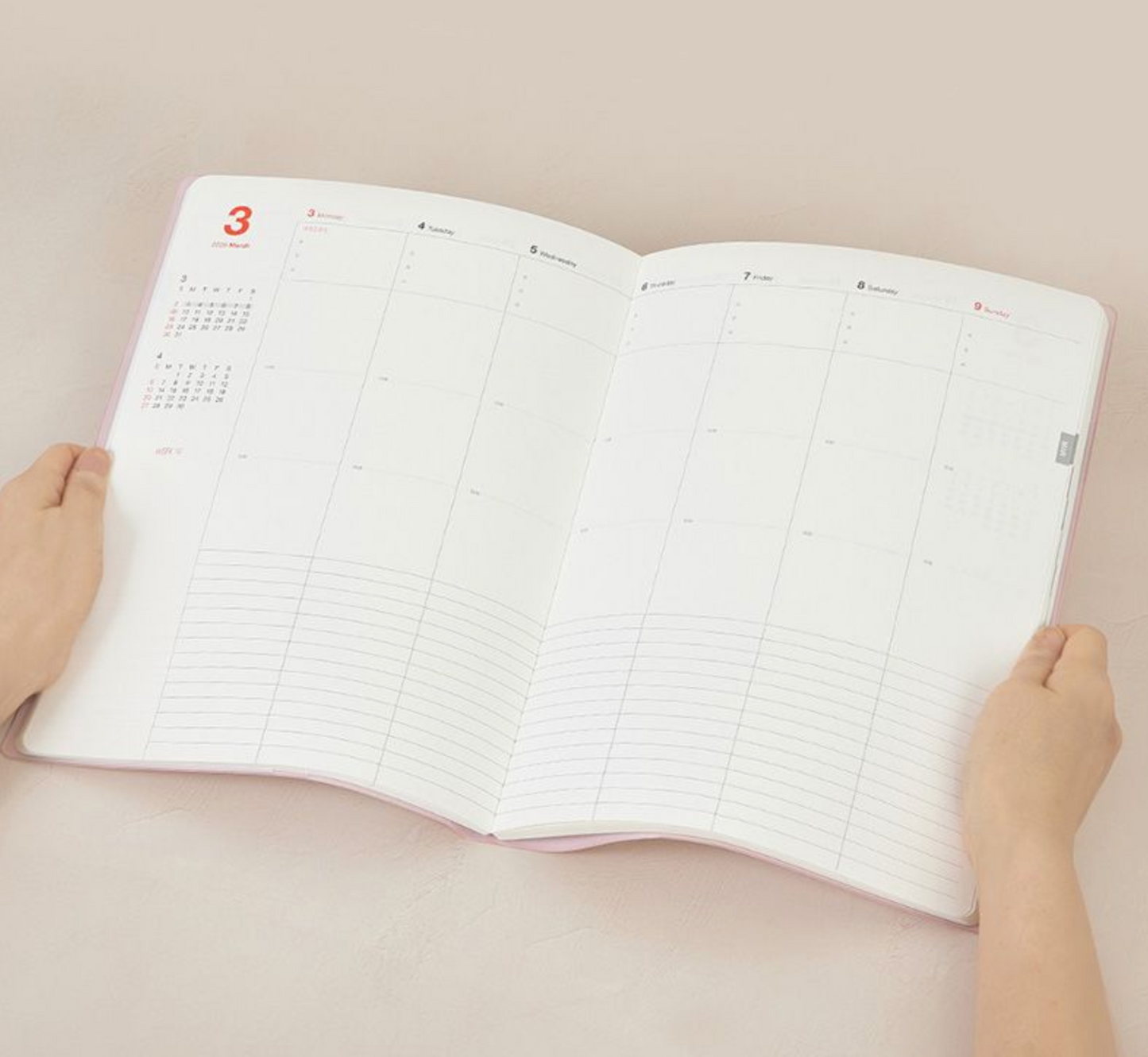 2026 韓國 Table Talk 時間規劃師 B5 [大號] 月+週計劃🌈  * [預購貨品，下單後14天出貨]