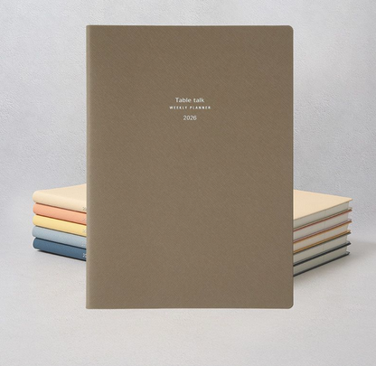 2026 韓國 Table Talk 時間規劃師 A4 [特大號] 月+週計劃🌈  * [預購貨品，下單後14天出貨]