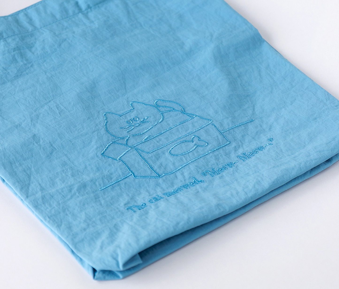 韓國 Mogry Cat 撥水可摺疊 mini Tote* [預購貨品，下單後14天出貨]