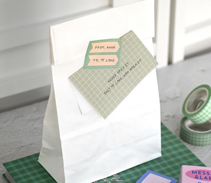 韓國By Nacoo 盒仔貼紙 - Message and Label * [預購貨品：下單後一星期出貨]