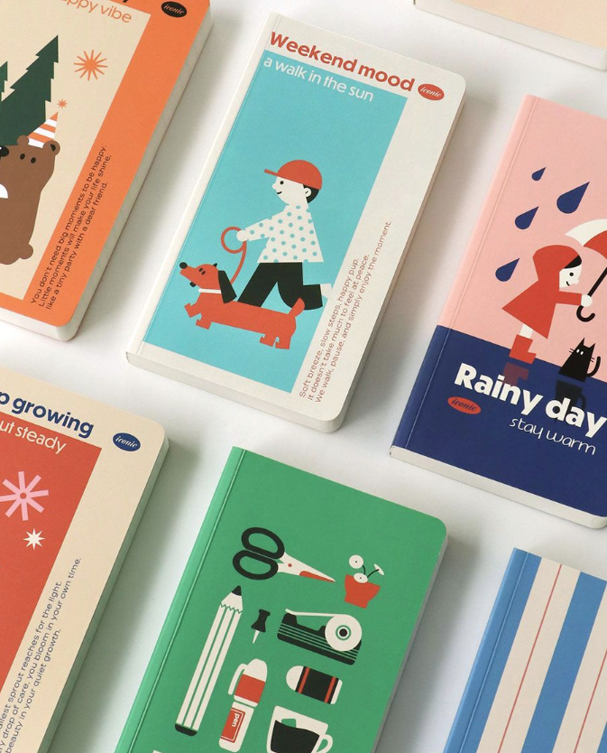 韓國  SLOW 筆記簿 - 8mm橫線* [預購貨品，下單後14天出貨]