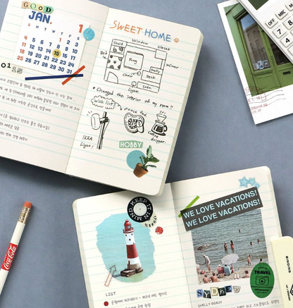 韓國  SLOW 筆記簿 - 8mm橫線* [預購貨品，下單後14天出貨]