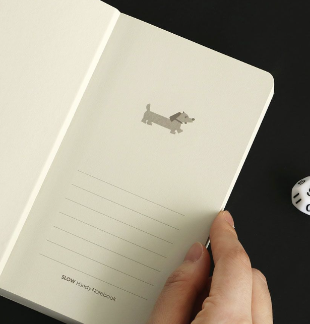 韓國  SLOW 筆記簿 - 8mm橫線* [預購貨品，下單後14天出貨]