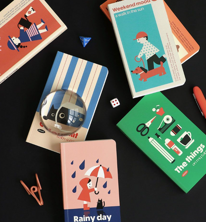 韓國  SLOW 筆記簿 - 8mm橫線* [預購貨品，下單後14天出貨]