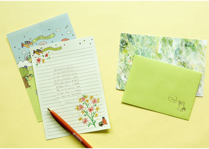 韓國 Jelly Bear 信紙套裝 - 4種設計  [預購貨品，下單後14天出貨]