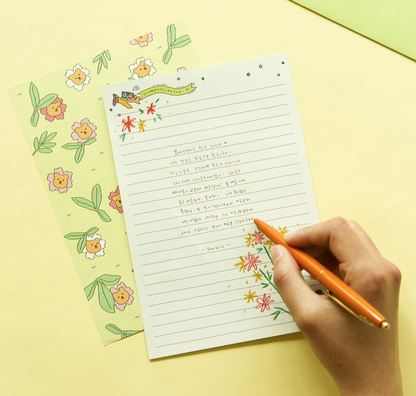 韓國 Jelly Bear 信紙套裝 - 4種設計  [預購貨品，下單後14天出貨]