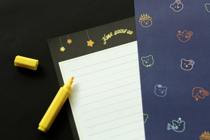 韓國 Jelly Bear 信紙套裝 - 4種設計  [預購貨品，下單後14天出貨]