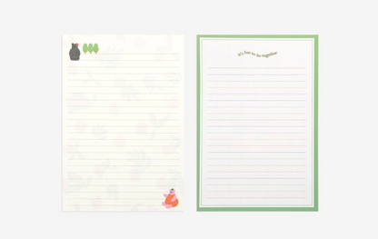 韓國 Jelly Bear 信紙套裝 - 4種設計  [預購貨品，下單後14天出貨]