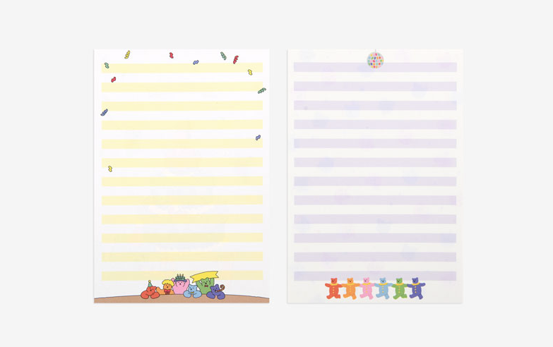 韓國 Jelly Bear 信紙套裝 - 4種設計  [預購貨品，下單後14天出貨]