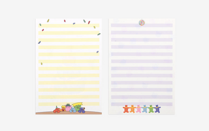 韓國 Jelly Bear 信紙套裝 - 4種設計  [預購貨品，下單後14天出貨]